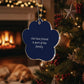 Pet Lover Christmas Ornament, Acrylic Paw Keepsake