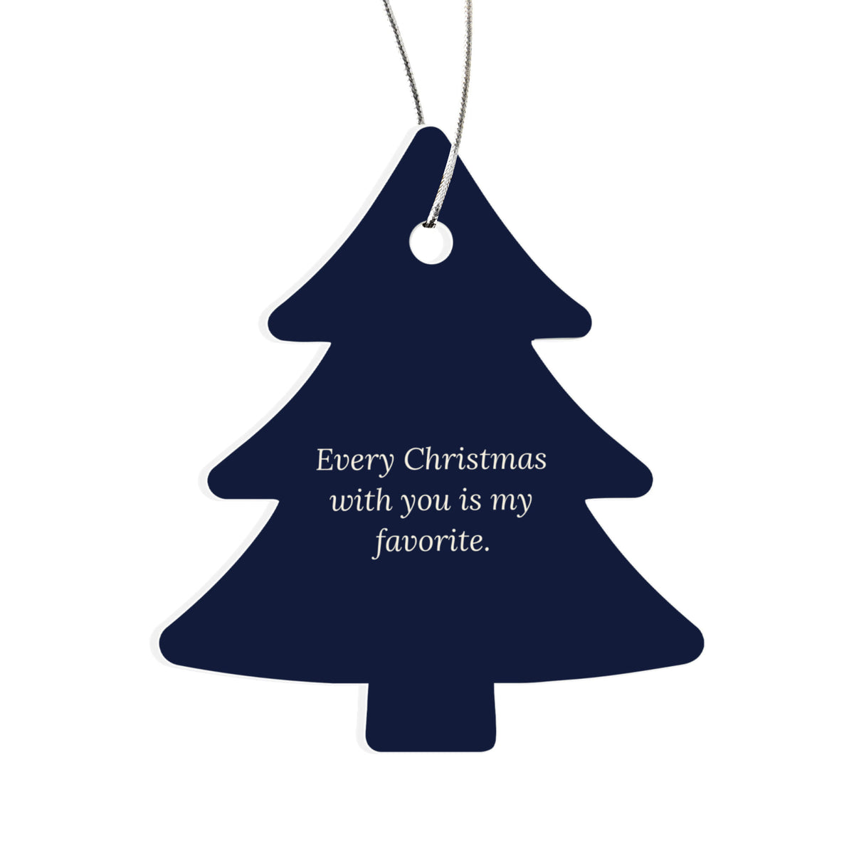Christmas Tree Ornament, Acrylic Keepsake Gift
