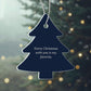 Christmas Tree Ornament, Acrylic Keepsake Gift