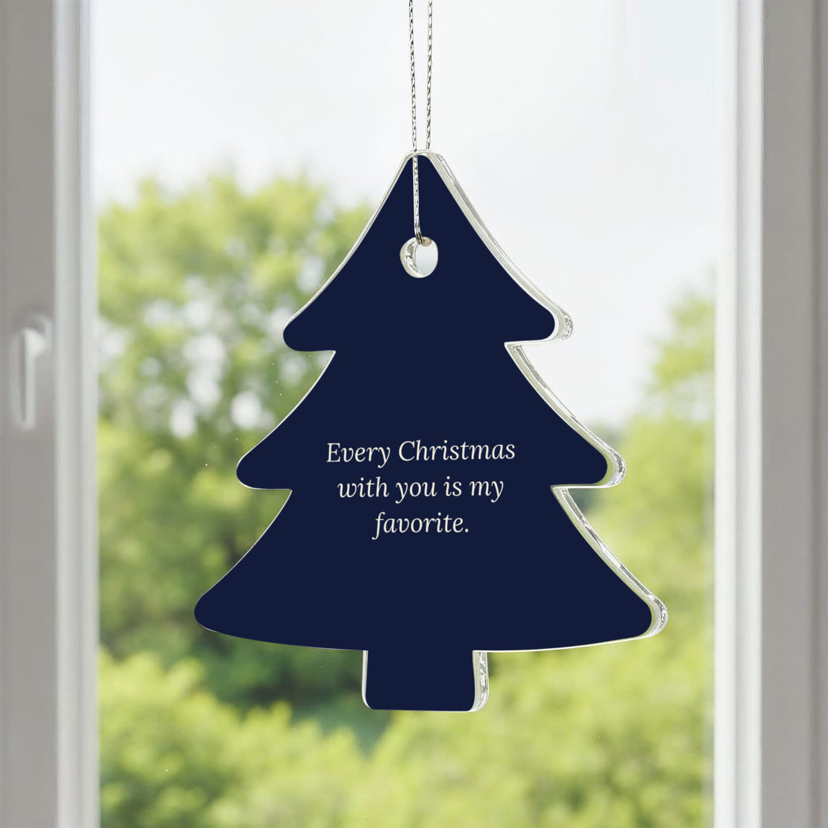 Christmas Tree Ornament, Acrylic Keepsake Gift