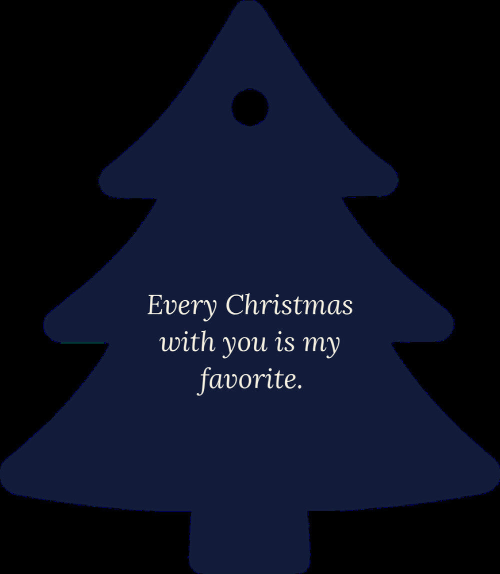 Christmas Tree Ornament, Acrylic Keepsake Gift