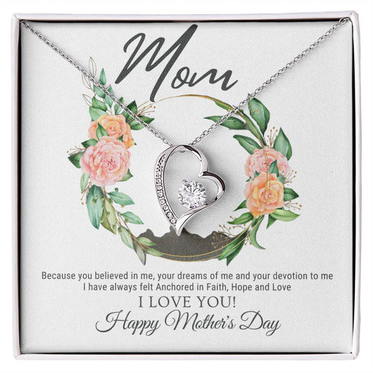 Happy Mother's Day Forever Love Necklace - Babaccam