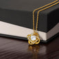 Love Knot Necklace No Message Card - Babaccam