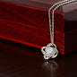 Love Knot Necklace No Message Card - Babaccam