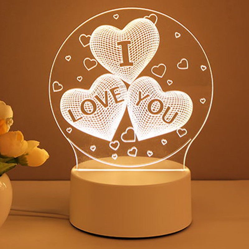 Night Light Table Lamp Bedside Lamp Bedroom - Babaccam