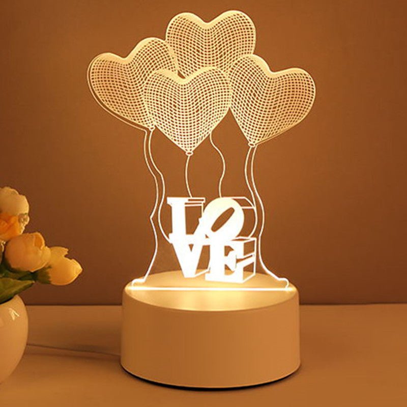 Night Light Table Lamp Bedside Lamp Bedroom - Babaccam