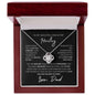 Personalized Daughter's Gift Love Knot Necklace - Babaccam
