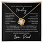 Personalized Daughter's Gift Love Knot Necklace - Babaccam
