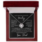 To My Beautiful Daughter Personalized Love Knot Necklace - Babaccam