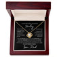 To My Beautiful Daughter Personalized Love Knot Necklace - Babaccam