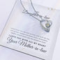 To My Daughter - in - Law Forever Love Necklace - Babaccam
