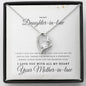 To My Daughter - in - Law Forever Love Necklace - Babaccam