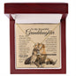 To My Granddaughter, Eternal love Necklace from OLD LION Grandfather - Babaccam