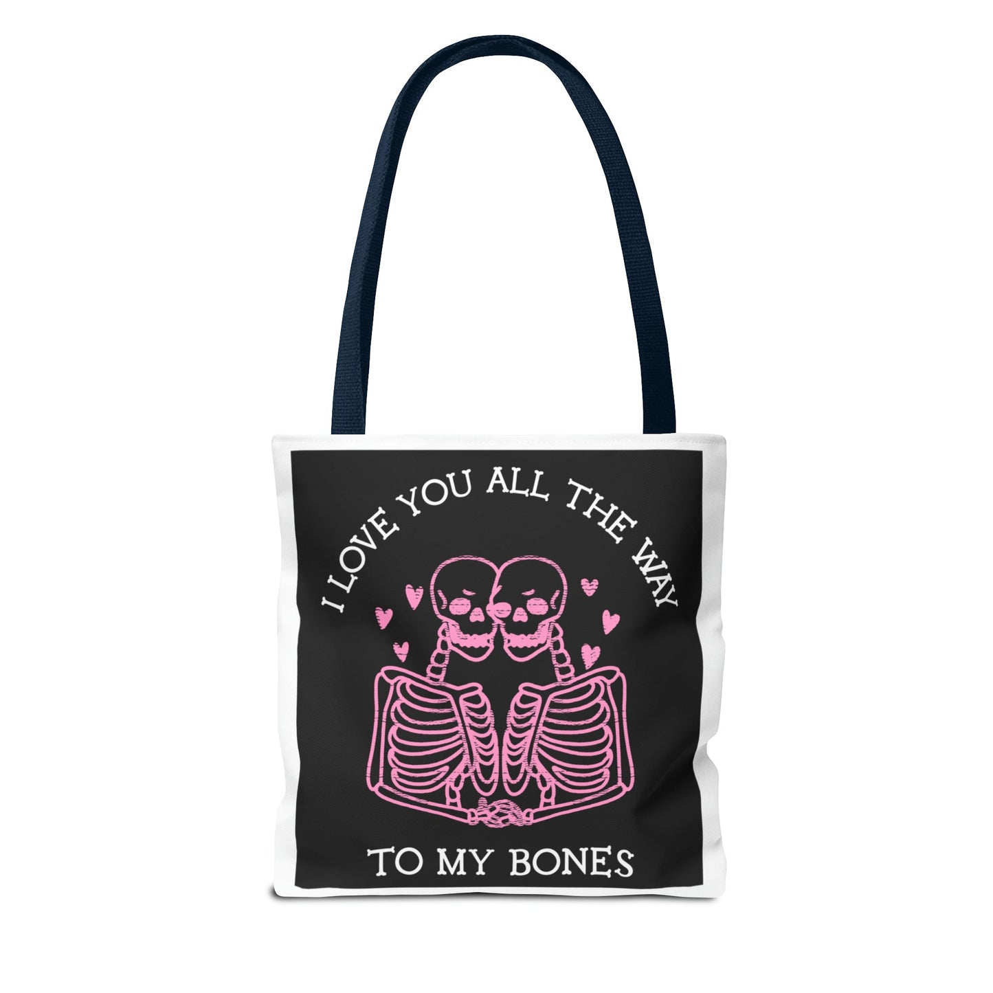 Valentine Skeleton Love Tote Bag (AOP) - Babaccam