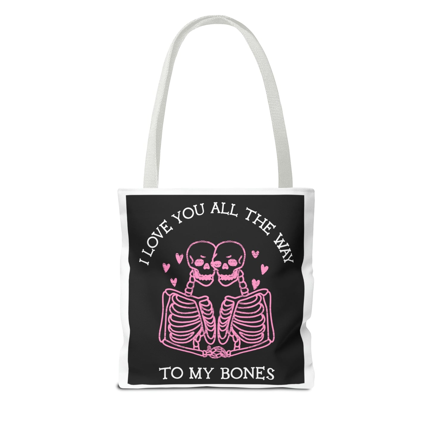 Valentine Skeleton Love Tote Bag (AOP) - Babaccam