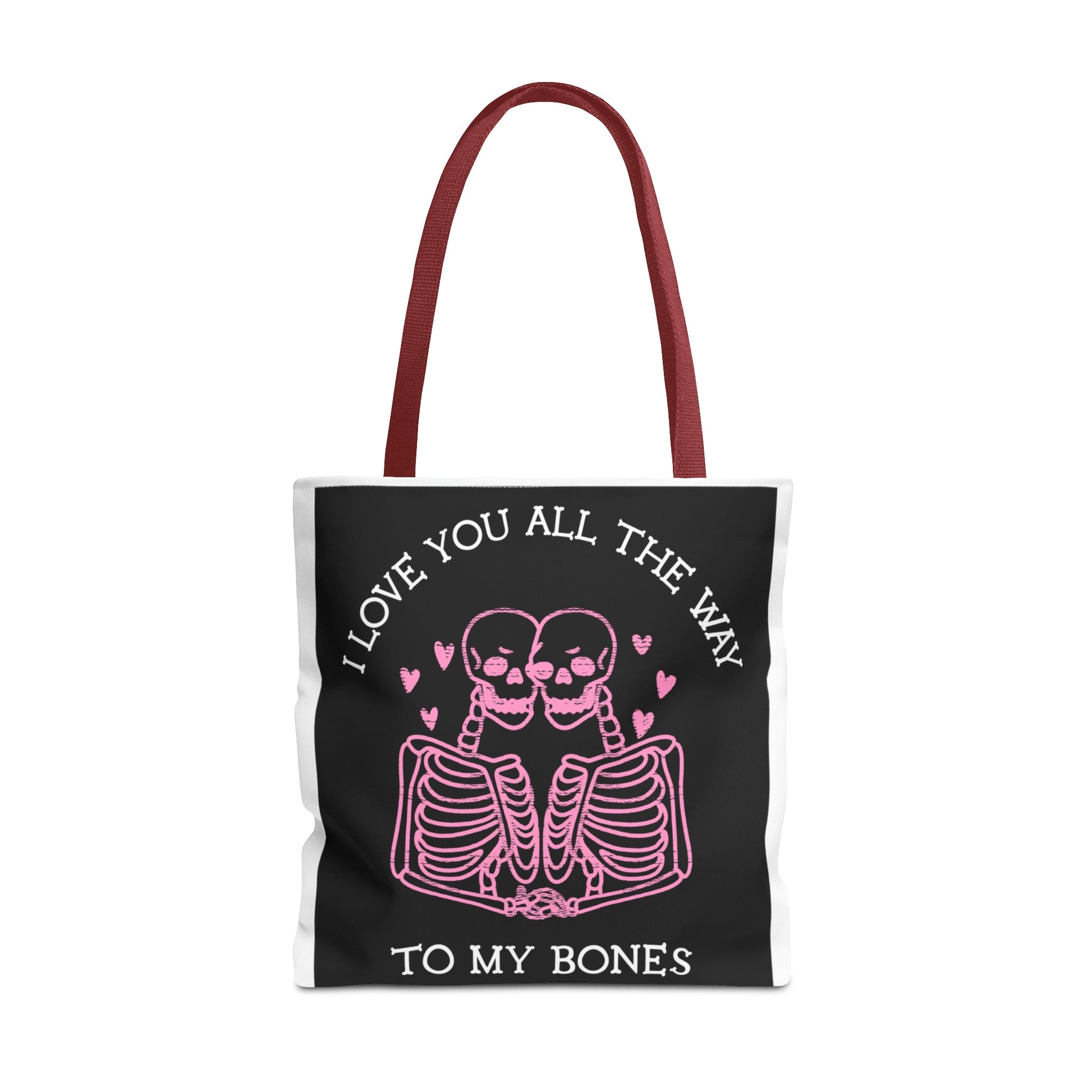 Valentine Skeleton Love Tote Bag (AOP) - Babaccam