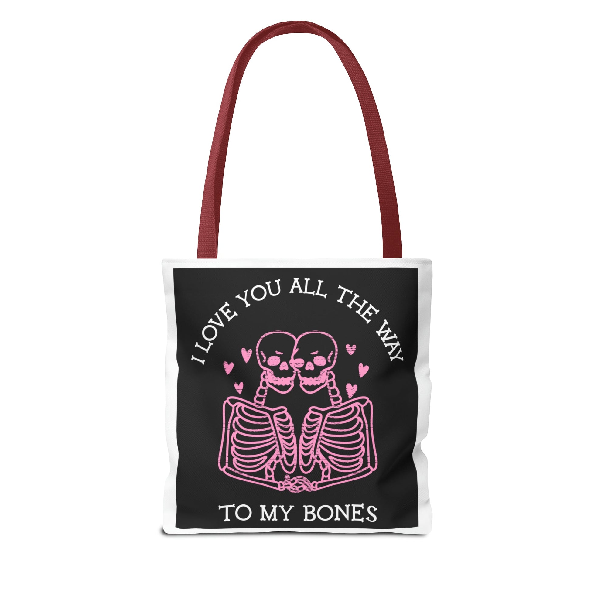 Valentine Skeleton Love Tote Bag (AOP) - Babaccam
