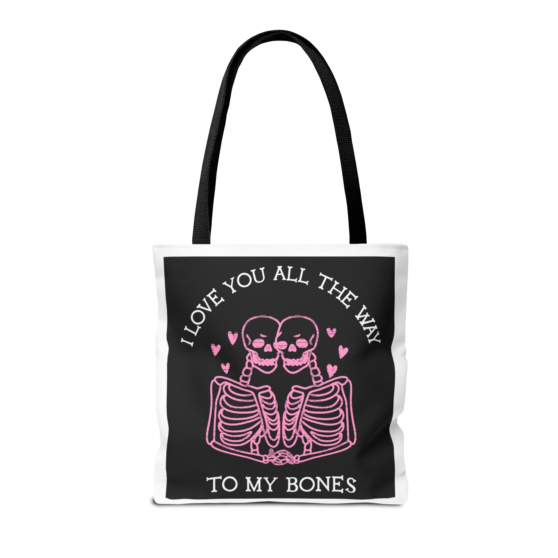 Valentine Skeleton Love Tote Bag (AOP) - Babaccam