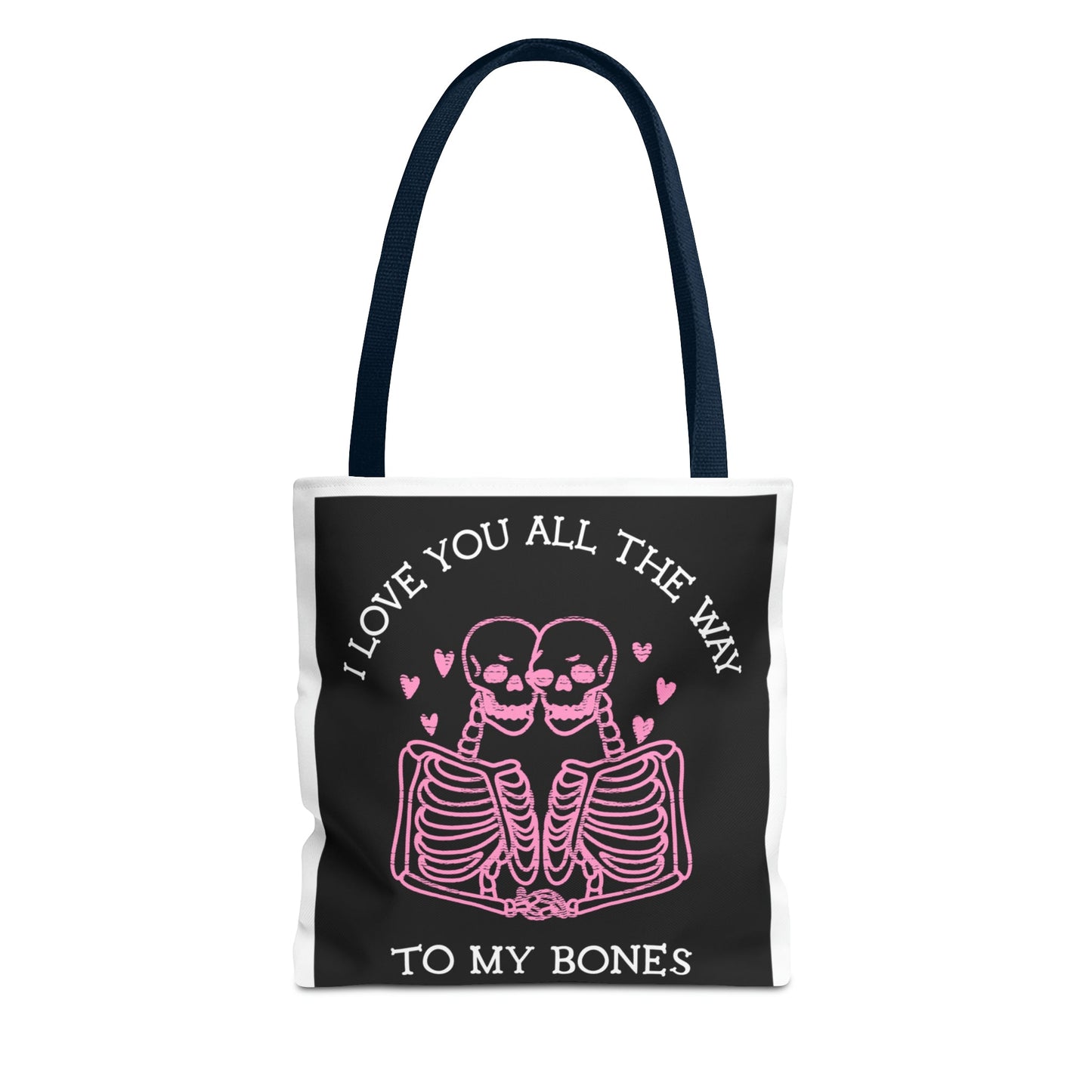 Valentine Skeleton Love Tote Bag (AOP) - Babaccam