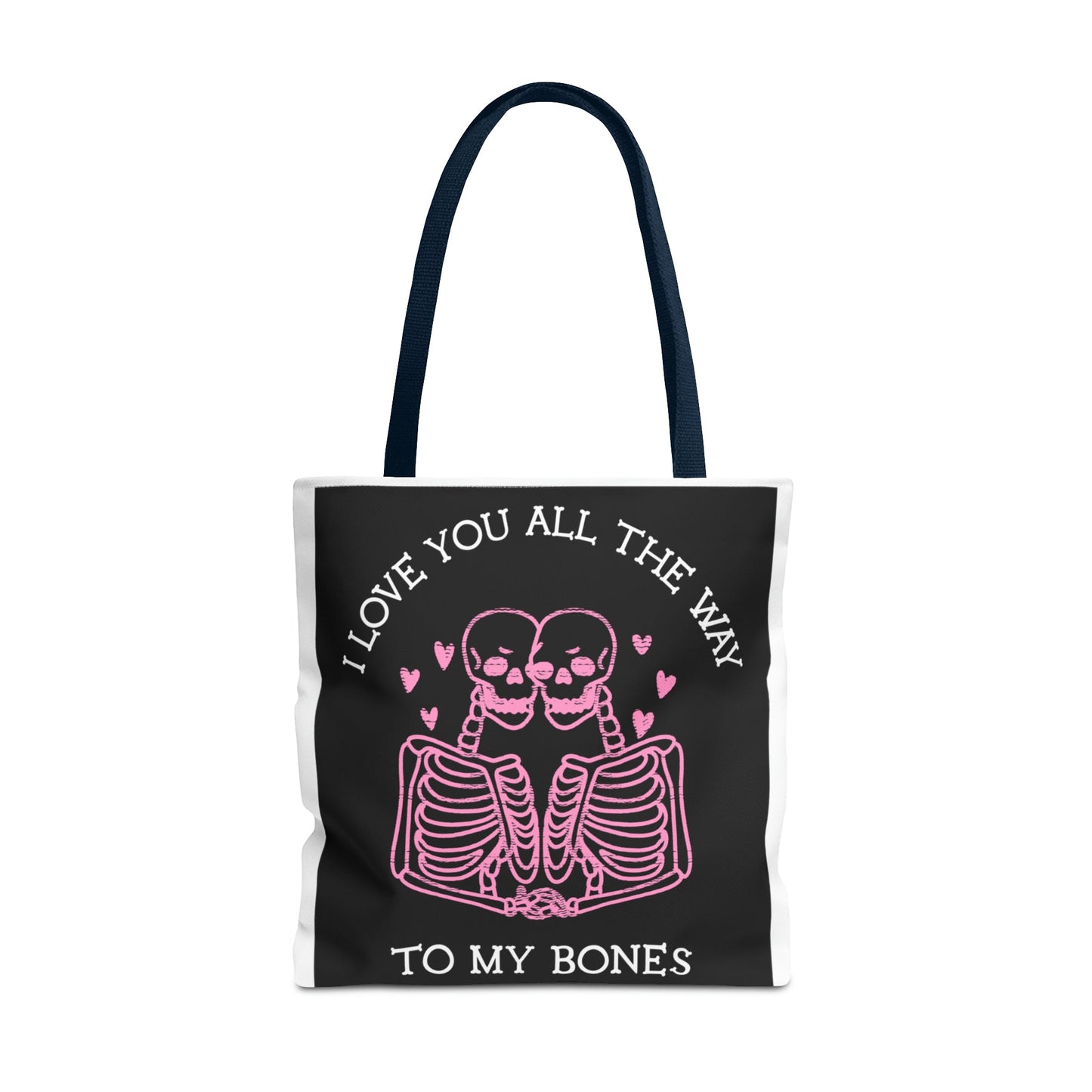 Valentine Skeleton Love Tote Bag (AOP) - Babaccam