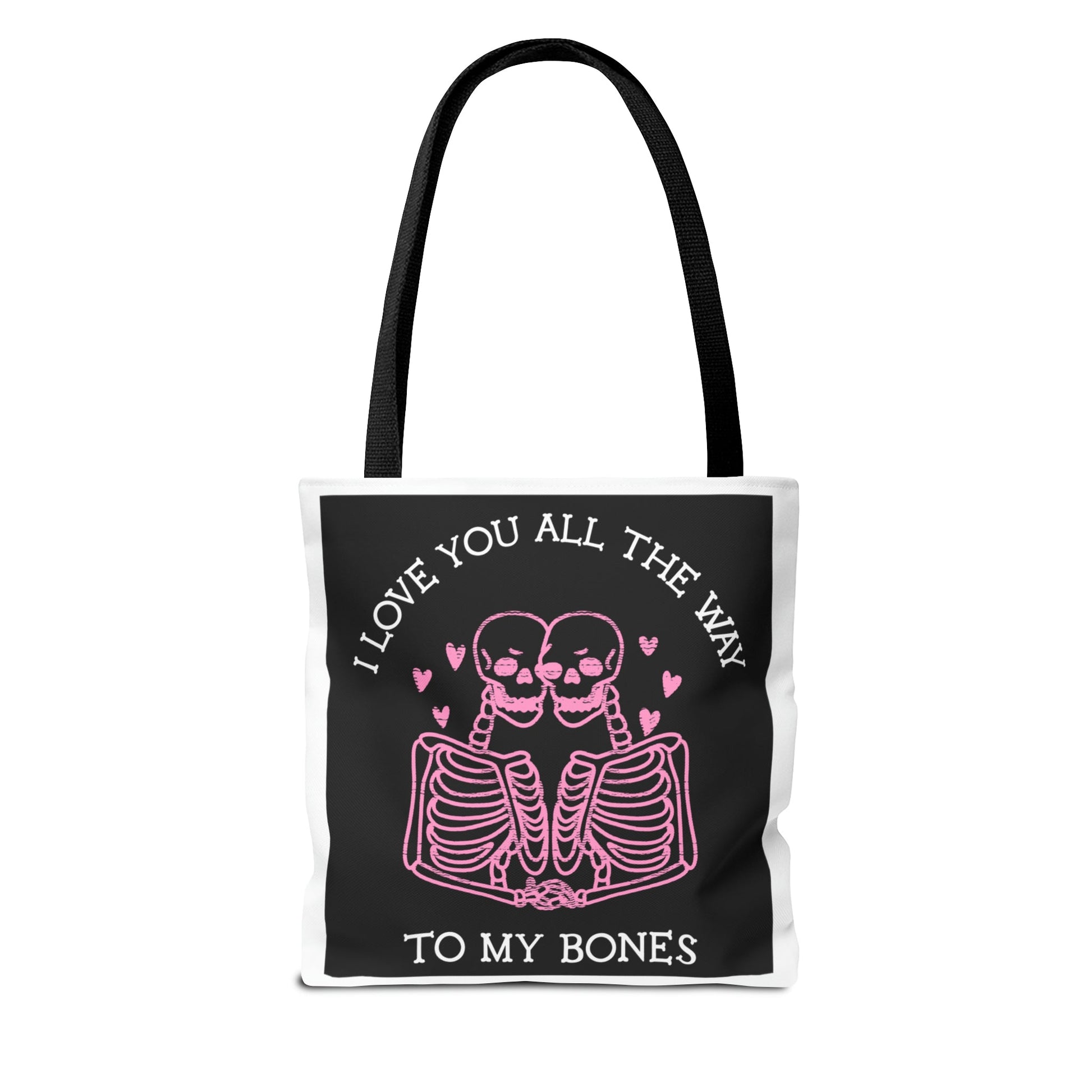 Valentine Skeleton Love Tote Bag (AOP) - Babaccam