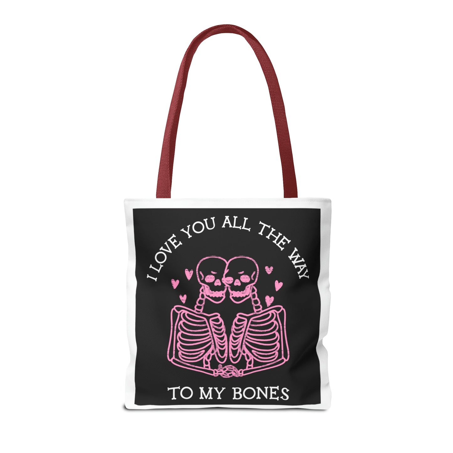 Valentine Skeleton Love Tote Bag (AOP) - Babaccam