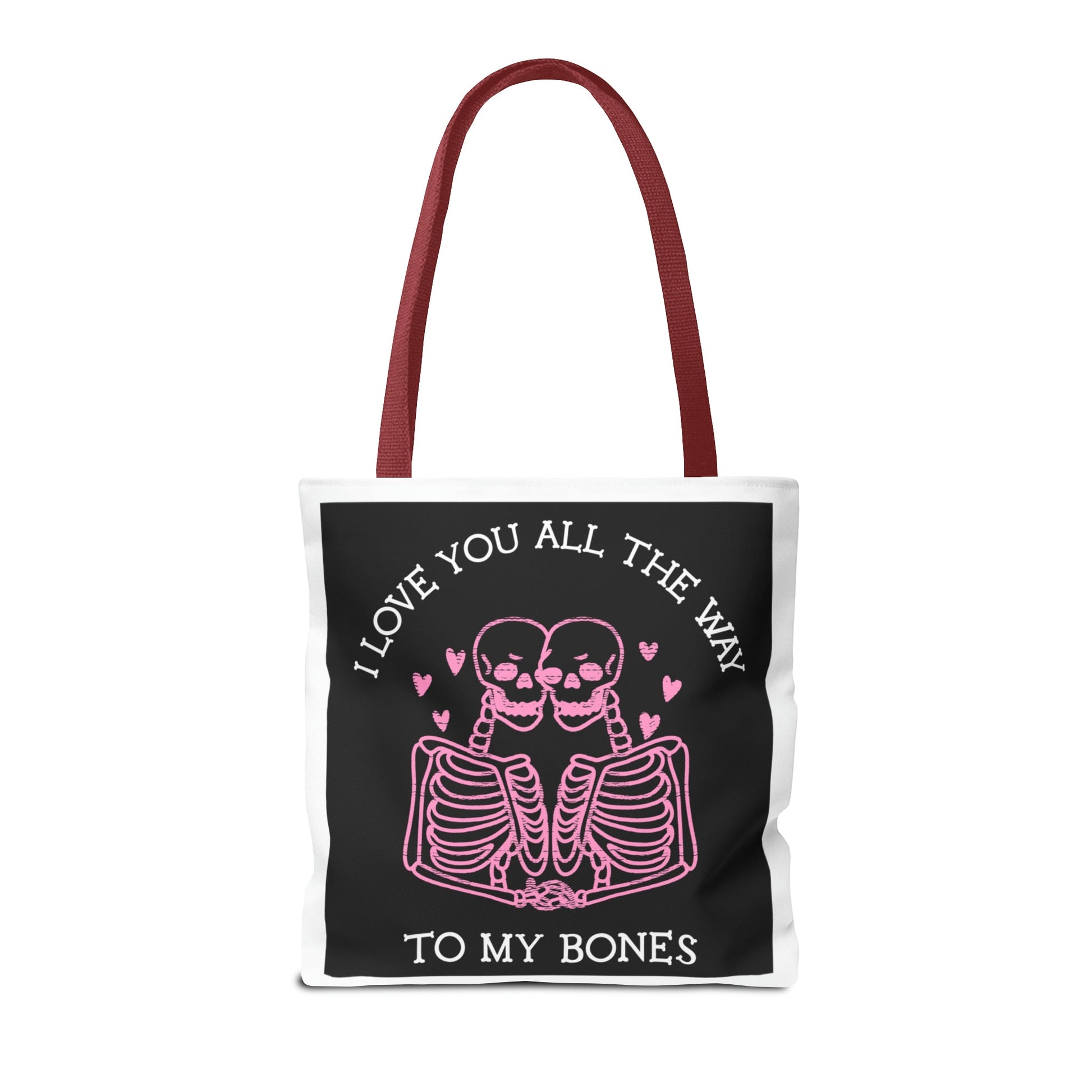 Valentine Skeleton Love Tote Bag (AOP) - Babaccam