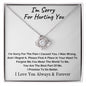 I'm Sorry| For Hurting You - Love Knot Necklace - Babaccam