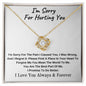 I'm Sorry| For Hurting You - Love Knot Necklace - Babaccam
