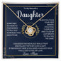 My Beautiful Daughter| I Love You - Love Knot Necklace - Babaccam