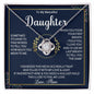 My Beautiful Daughter| I Love You - Love Knot Necklace - Babaccam