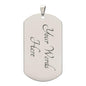 My Son| Do Your Best - Dog Tag Military Chain - Babaccam