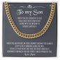 My Son| Take Risks - Cuban Link Chain - Babaccam